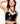 Alicia Black Leather Midi Bustier Apparel & Accessories Luxe Rebel Leather Co