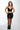 Alicia Black Leather Garter Skirt Apparel & Accessories Luxe Rebel Leather Co