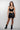 Alicia Black Leather Garter Skirt Apparel & Accessories Luxe Rebel Leather Co