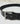 Custom Leather Belt in Black Apparel & Accessories Luxe Rebel Leather Co Silver Buckle Small - 28"/34"