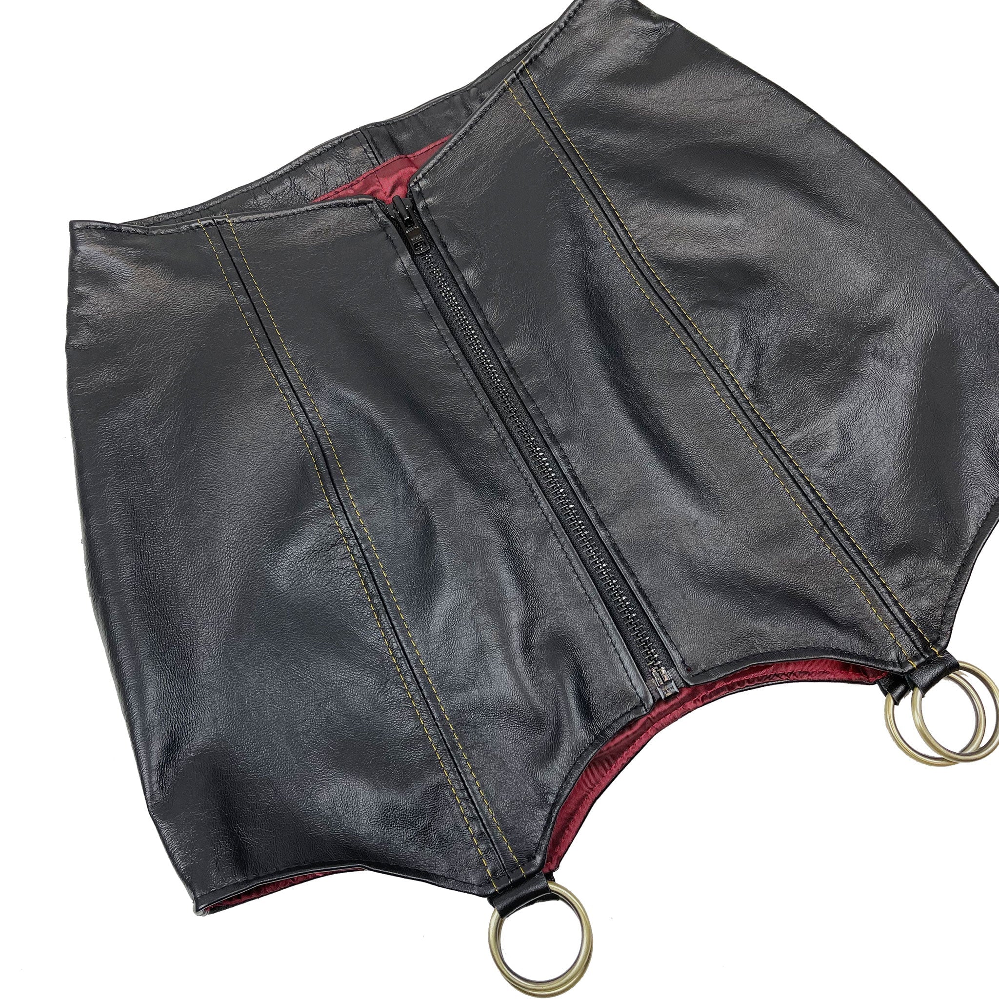 Alicia Black Leather Garter Skirt | Luxe Rebel Leather Co Alicia Black Leather Garter Skirt | Luxe Rebel Leather Co